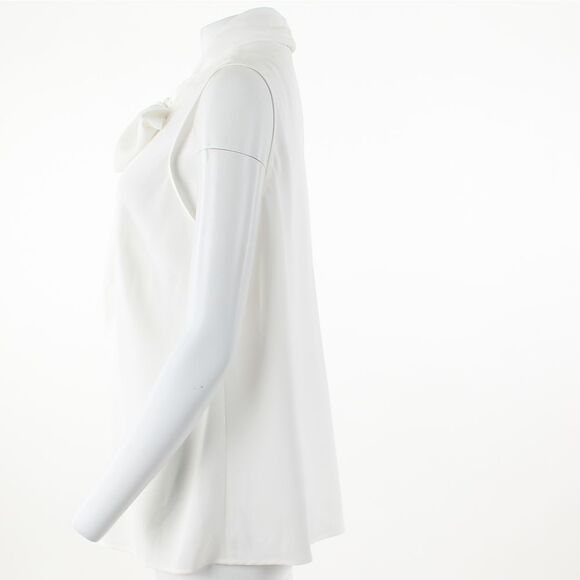 Bar III Plus Size Bow-Neck Blouse - Picture 4 of 5